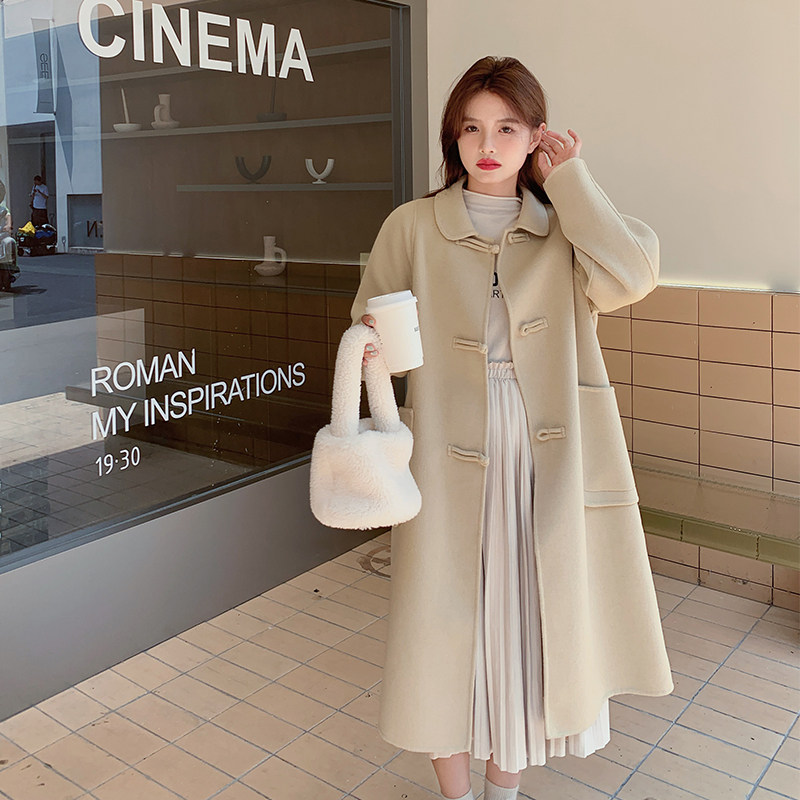 现货新款杏黄大衣092-2236-P325控458,女装毛呢外套,浙宝092