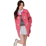 现货新款双面羊绒外套092-2232-P235控349，女装毛呢外套，浙宝092