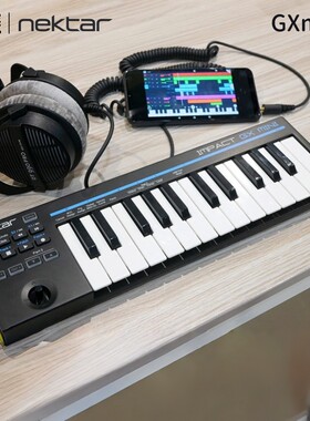 【叉烧网】Nektar GX Mini 25 键便携 MIDI 键盘 iPhone 手机直插