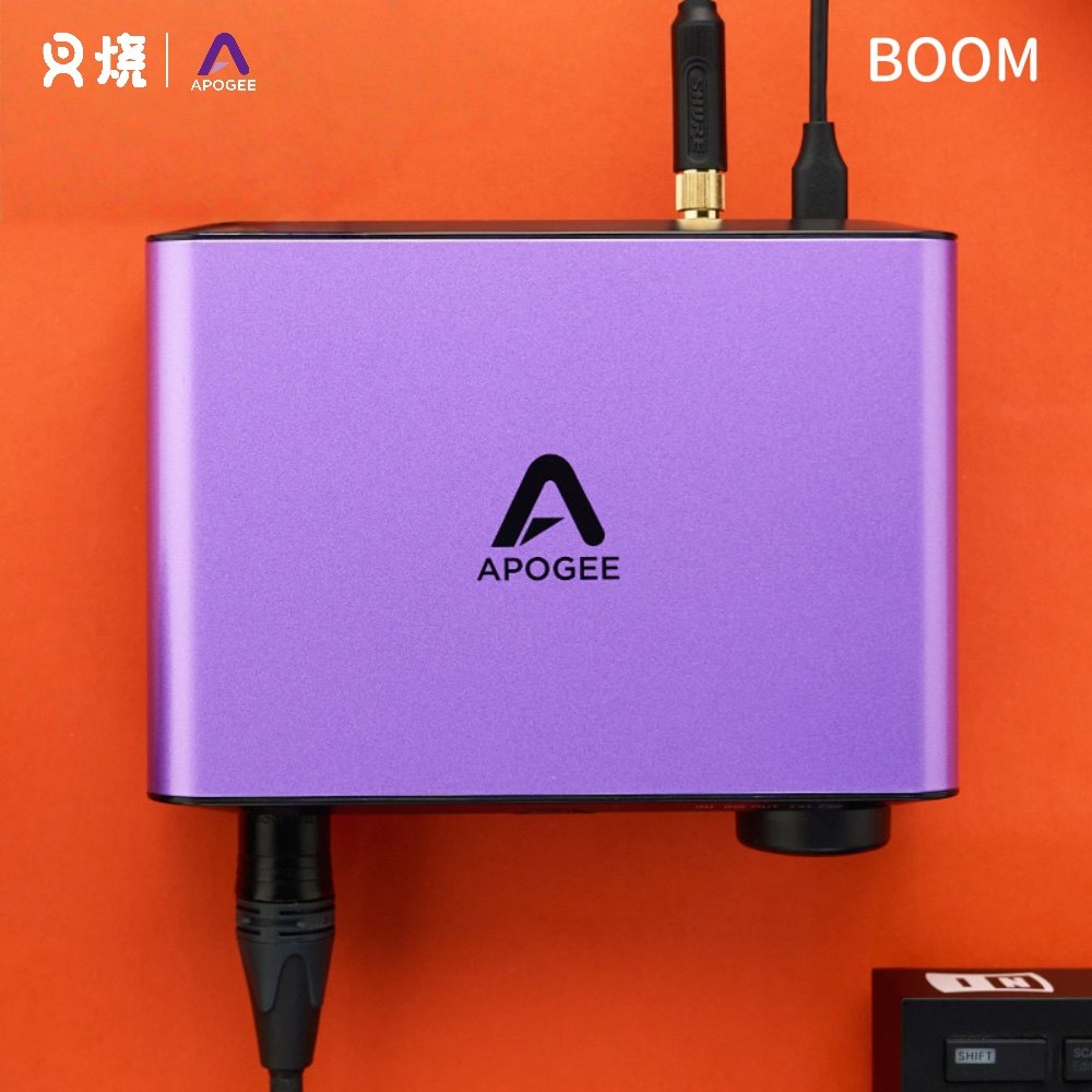 【叉烧网】现货Apogee BOOM 专业声卡接口 录音直播 K歌 音频接口