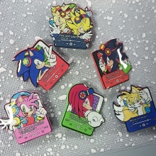 sonic刺猬索尼克夏特艾米克鲁斯塔尔斯徽章新款同人徽章