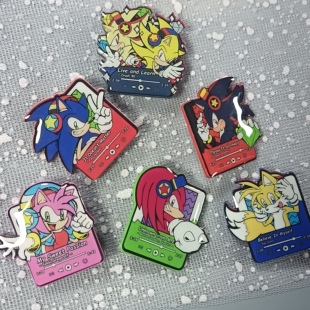 sonic刺猬索尼克夏特艾米克鲁斯塔尔斯徽章新款同人徽章