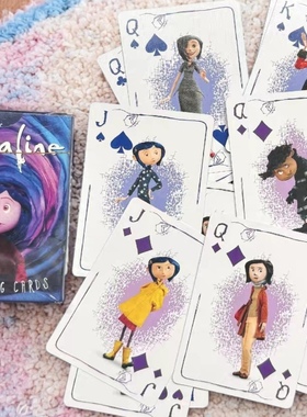 欧美代购 正版《鬼妈妈》Coraline主题2026新款扑克牌