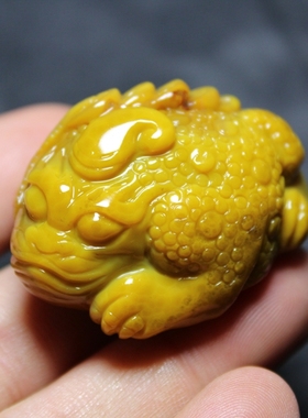 战国红玛瑙吊坠貔貅手把件挂件