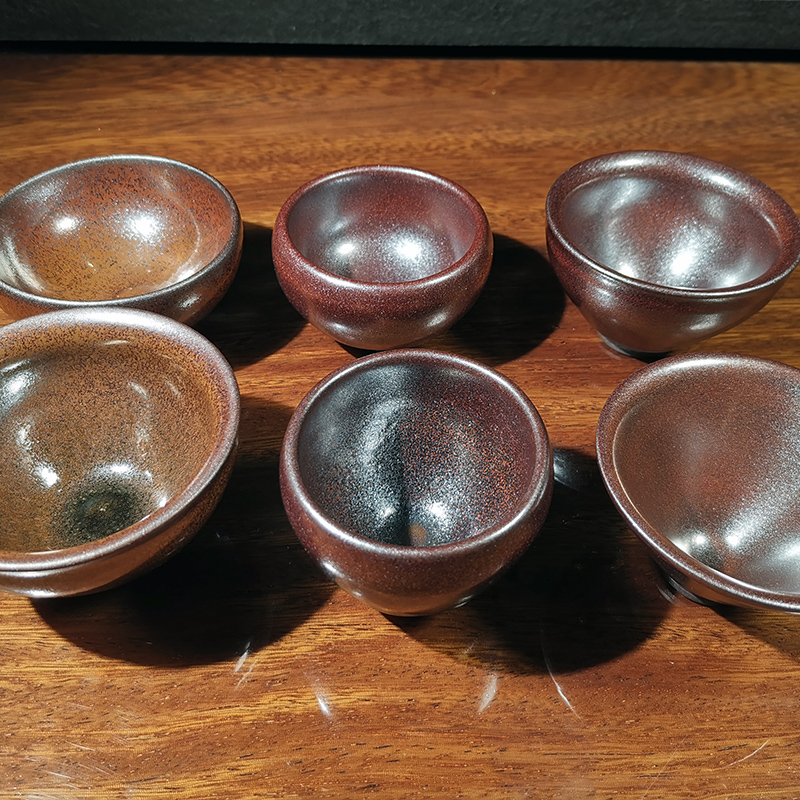 茶杯建盏龙窑柴烧杯子束口平口各种器型半手工通天龙窑随缘发货