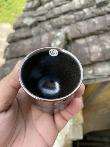 丞相龙窑柴烧建盏竹节口径6.1cm高6.1cm重量129g容量90cc