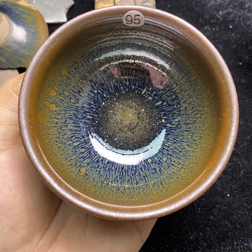 丞相龙窑柴烧建盏茶杯将军杯口径9.2cm高6.1cm重量261g容量180cc