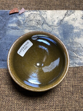 丞相龙窑柴烧建盏束口口径9cm高5.1cm重量121g容量130cc