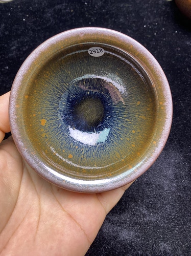 丞相龙窑柴烧建盏茶杯官帽口径9.4cm高4.4cm重量105g容量110cc