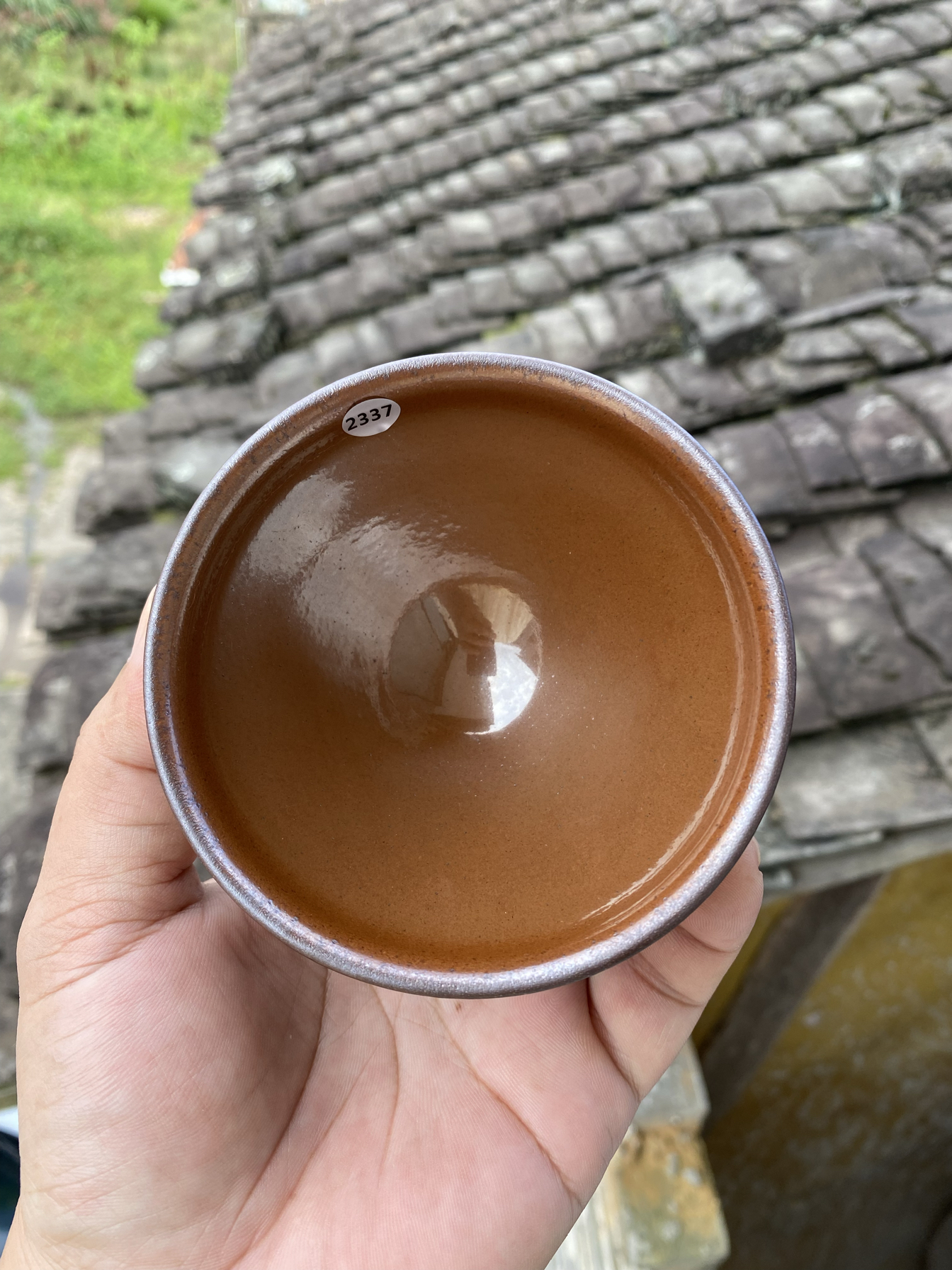 丞相龙窑柴烧建盏束口口径9.7cm高5.5cm重量154g容量160cc