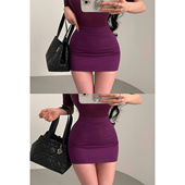 YoungGirlDay韩系纯欲风性感OL高腰丰胯显瘦防走光包臀半身裙短裙