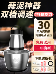 晨昊绞肉机家用电动不锈钢多功能小型打肉馅碎菜搅拌辅食机料理机