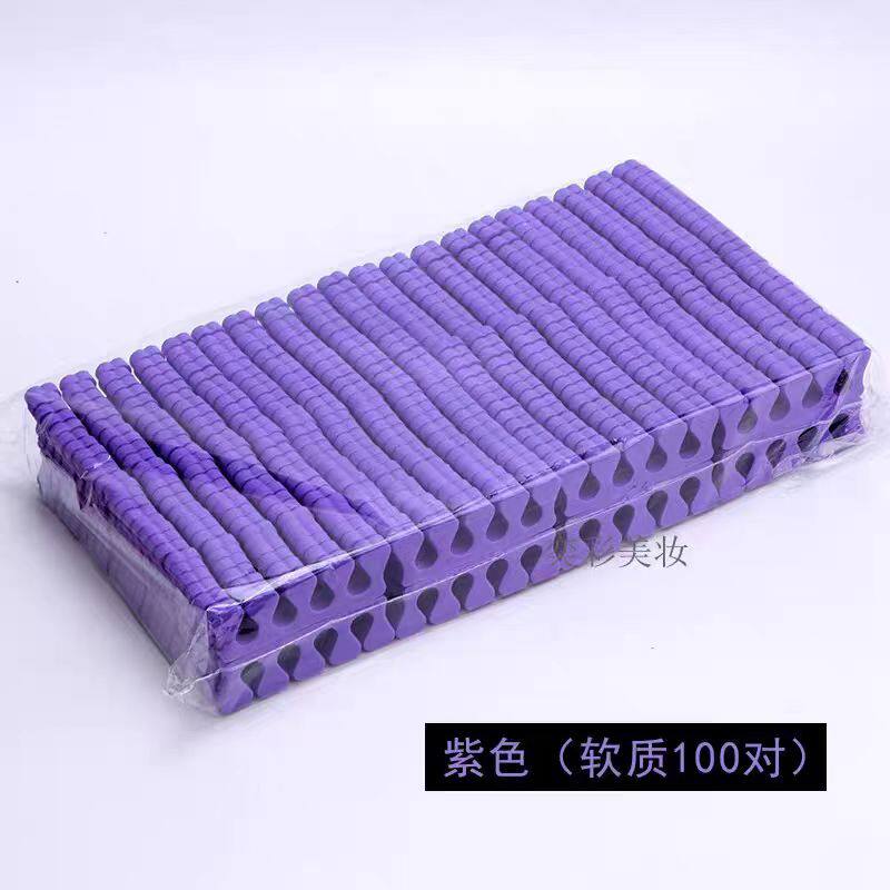 海绵夹脚器美足脚趾甲日式分趾棉器珍珠美甲做脚指甲分离器一次性