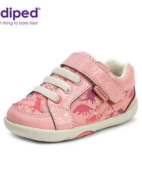 pediped派迪派男女童学步鞋婴儿春秋季卡通宝宝休闲鞋魔术贴1-3岁