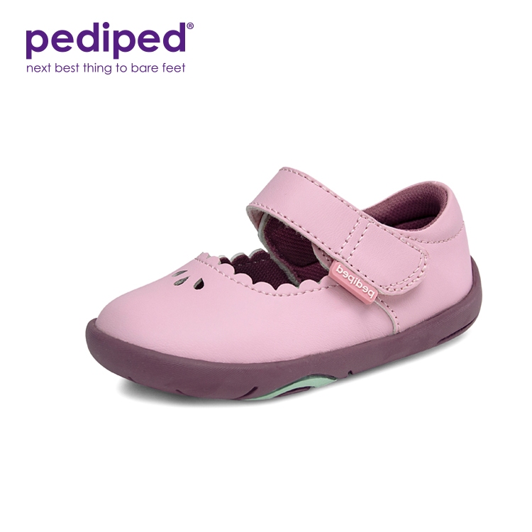 派迪派女宝宝柔软轻便皮鞋