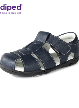 pediped派迪派童鞋夏季新款男女童凉鞋休闲鞋时尚防滑儿童皮鞋
