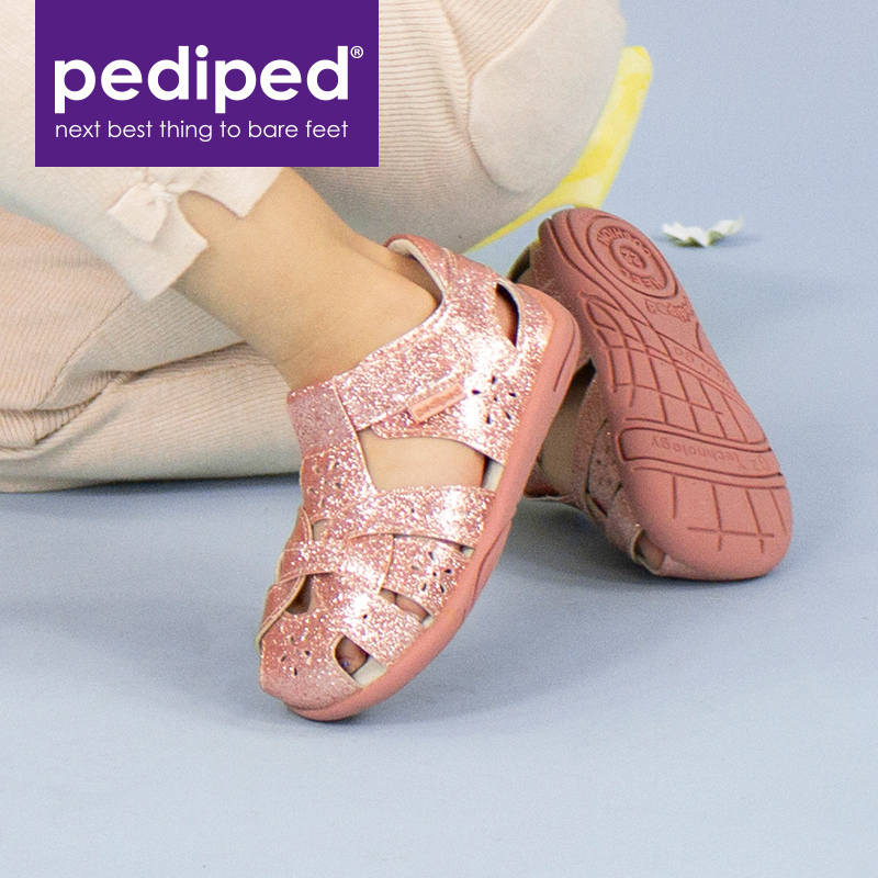 派迪派女童夏季学步凉鞋柔软轻便