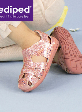 pediped派迪派2023儿童女童学步鞋夏季包头宝宝凉鞋柔软轻便1-3岁