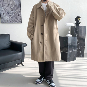 2025秋季新款中长款休闲大码风衣男装外套XZ415-FY510P95