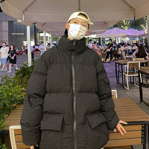 2025港风冬装棉服 男装立领大码休闲棉袄  XZ415-M301P120图片