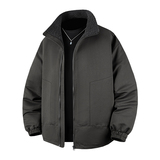 冬装新款2025冬装羊羔毛棉衣立领男装棉袄XZ415-M012P118，男装棉衣，星座415