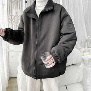 冬装新款2025港风冬装羊羔毛棉衣 立领男装棉袄 XZ415-M012P118图片