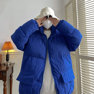 现货2025港风冬装棉服 男装立领大码休闲棉袄  XZ415-M301P120图片