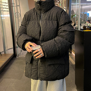 2025港风冬装棉服 男装立领大码休闲棉袄  XZ415-M301P120图片