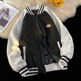 毛毯2023春季麂皮绒棒球服男士夹克美式外套男DSA012A-JK521P70，男装夹克，星座415