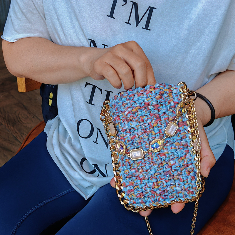 小众高级感手机包DIY原创编织