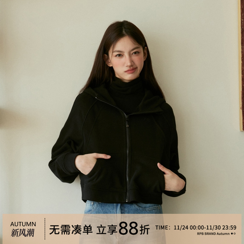 RPBBRAND拉链立领运动风上衣