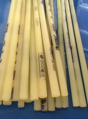 进口优力胶棒PU棒牛筋棒聚氨酯棒直径22绿色20 18 16 15本色胶棒