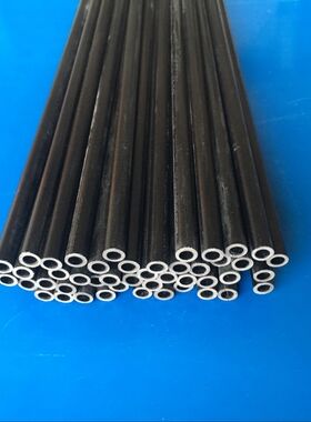 玻纤管炭纤维管黑色实心胶棒空心管纤维管塑胶管塑料管12.7*6mm