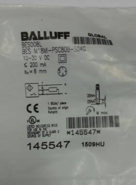 议价 BALLUFF巴鲁夫BESOO8L BES M18MI-PSC80B-S04G