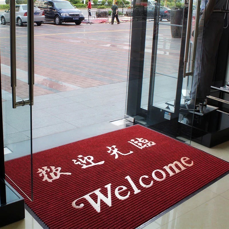 。休息门垫欢迎光临进门红地毯脚垫装饰防滑大号商店服装店门头学|ruв категории домашний ткань, ковер - от Buy2taobao.com для оказания профессиональной услуги покупки агента Taobao