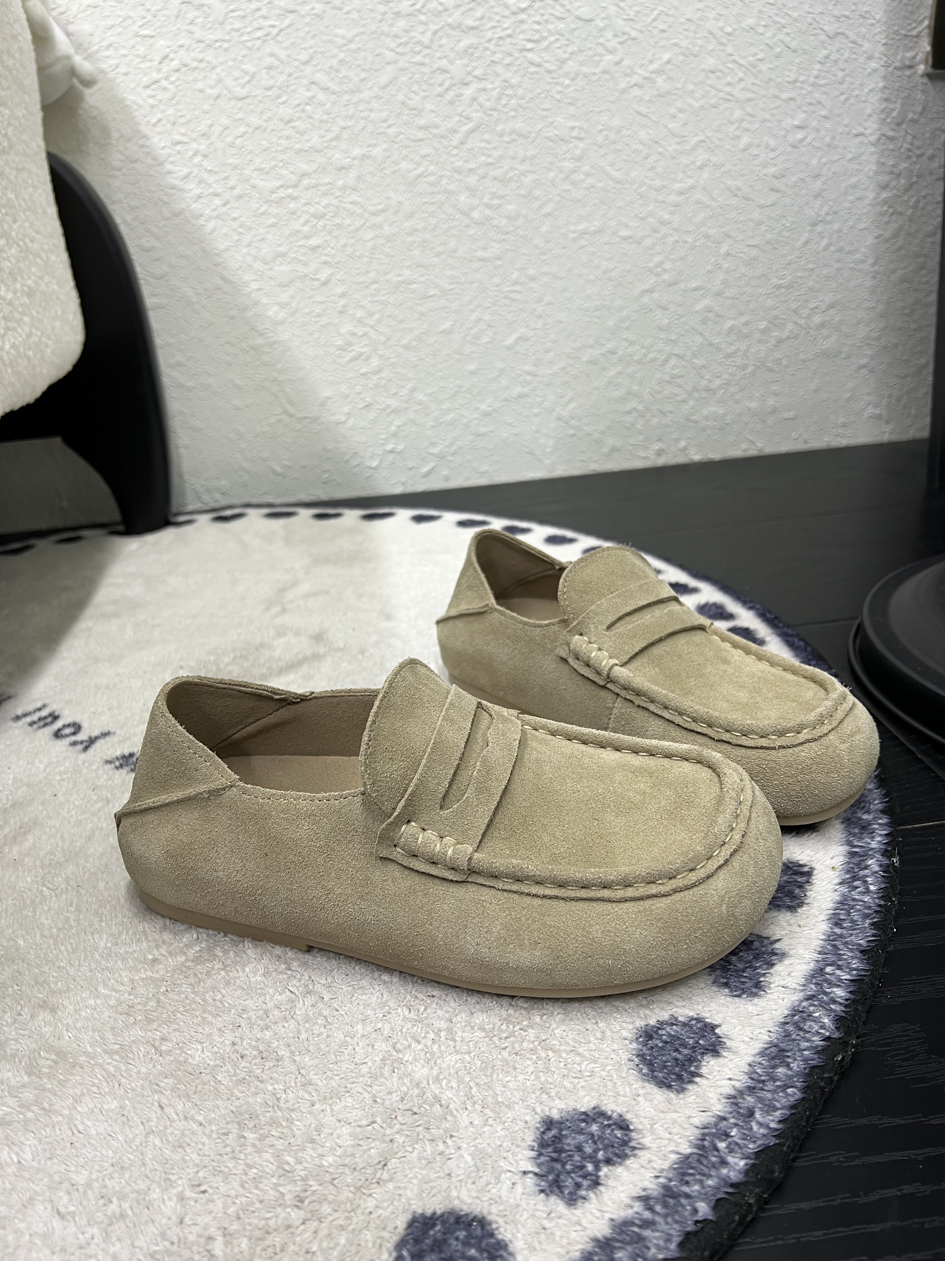 韩系复古风磨砂皮一脚蹬平底豆豆鞋女小众设计可两穿软底单鞋潮,女鞋,乐福鞋（豆豆鞋）,淘宝优惠券,粉丝福利购,淘宝优惠卷