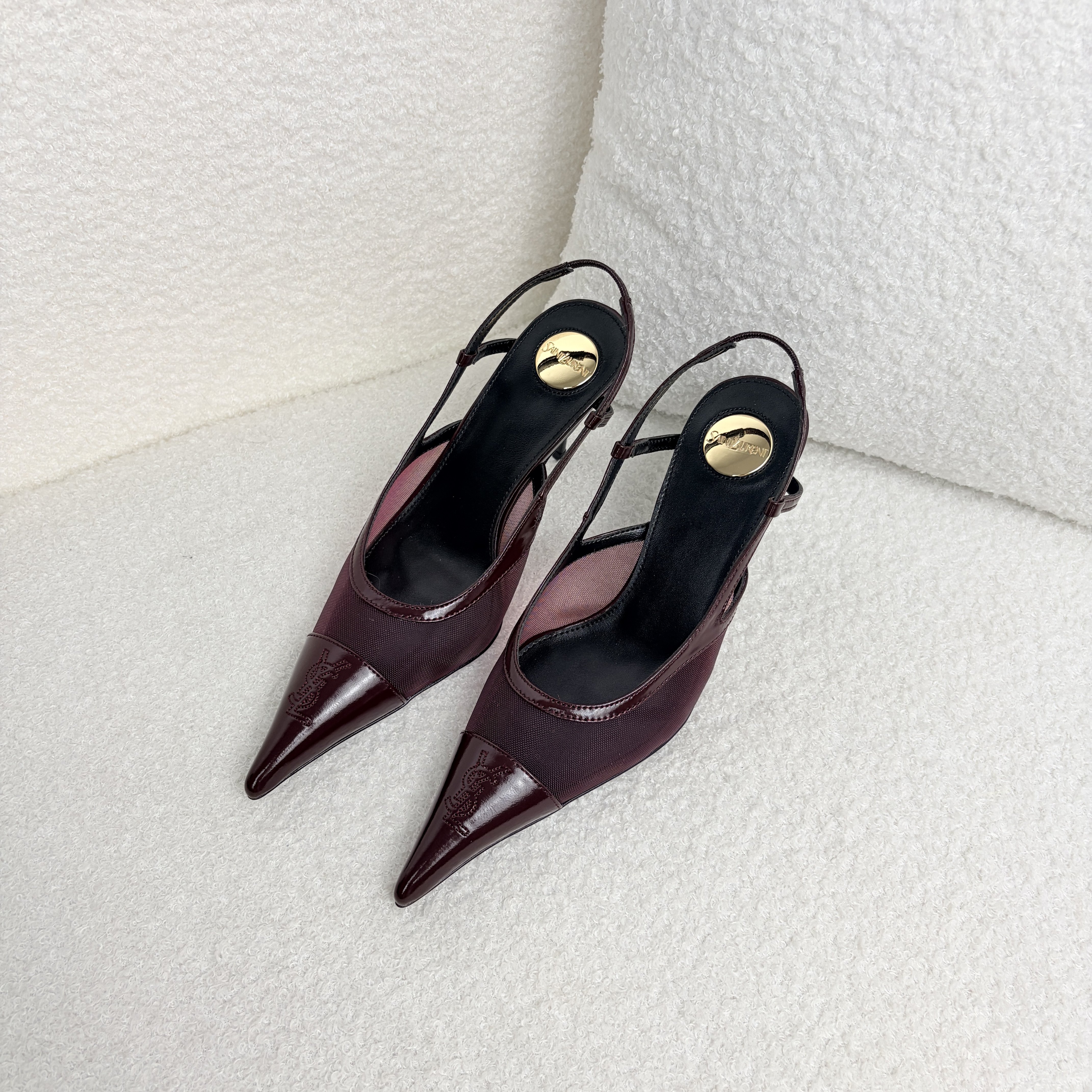 thumbnail for Pointed-toe stiletto heel elegant women's sandals, 2026 spring/summer new fashion sandals, mature style mesh breathable sandals