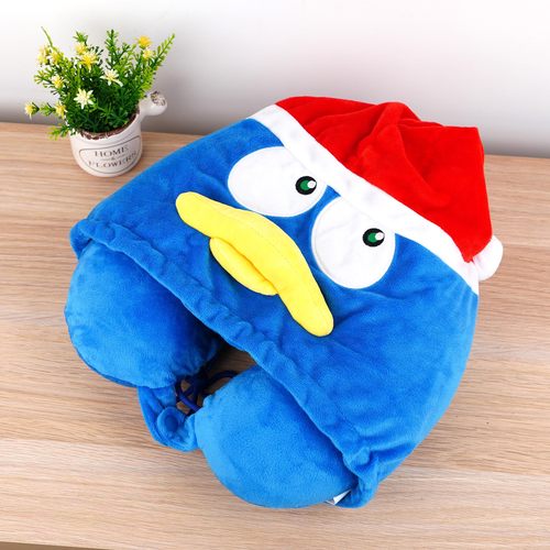 带帽遮光记忆棉枕旅行U型枕颈枕