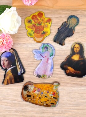 世界名画文艺复古软磁冰箱贴装饰