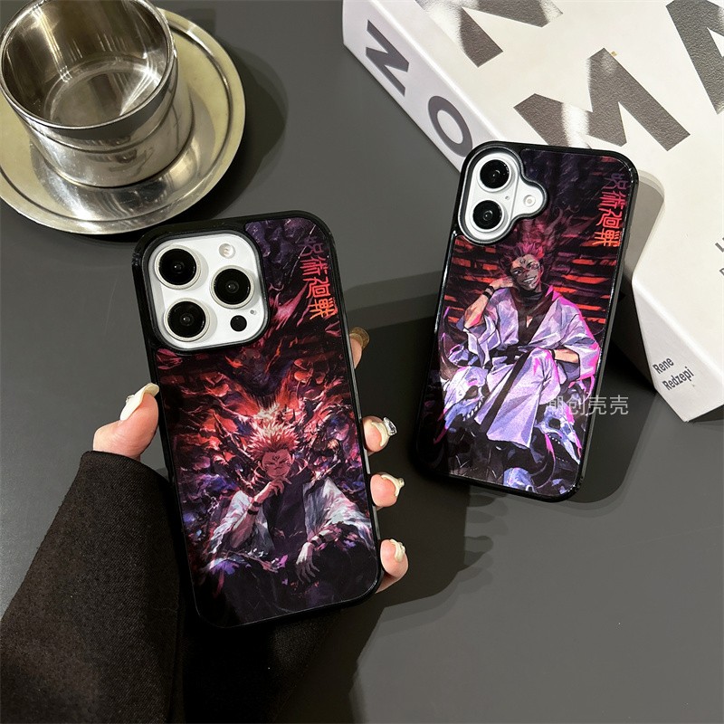 3D变图咒术回战适用三星S24/s25Ultra方形手机壳s23u高级感iPhone15/16promax个性12pro磁吸14plus潮男13/11