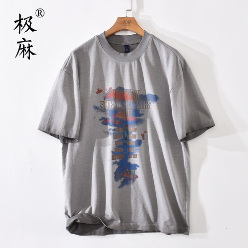 夏季潮流印花百搭短袖T恤