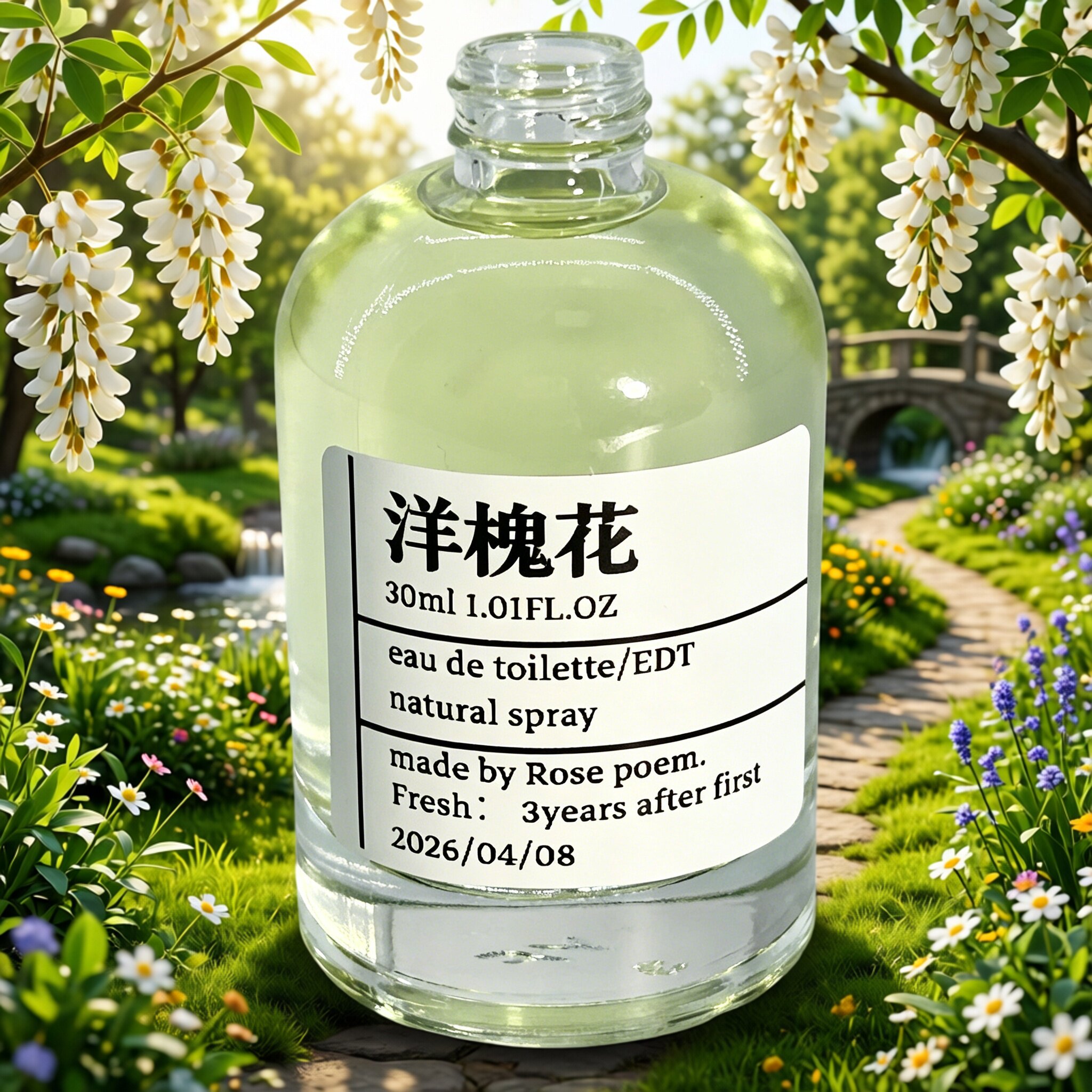Rose poem 「洋槐花」小众原创香氛喷雾学生党衣物香薰喷雾
