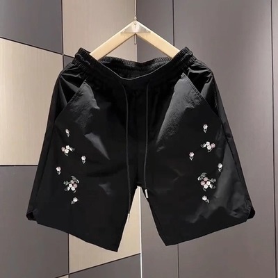 男士休闲短裤速干帅气青年简约百