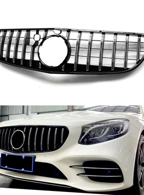 适用W217奔驰S级中网S400L双门C217竖S500L改装S450LS63COUPE格栅