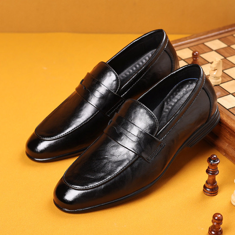 男士休闲鞋驾车鞋潮流透气软皮软底豆豆鞋一脚蹬皮鞋男套脚懒人鞋,流行男鞋,正装皮鞋,淘宝优惠券,粉丝福利购,淘宝优惠卷