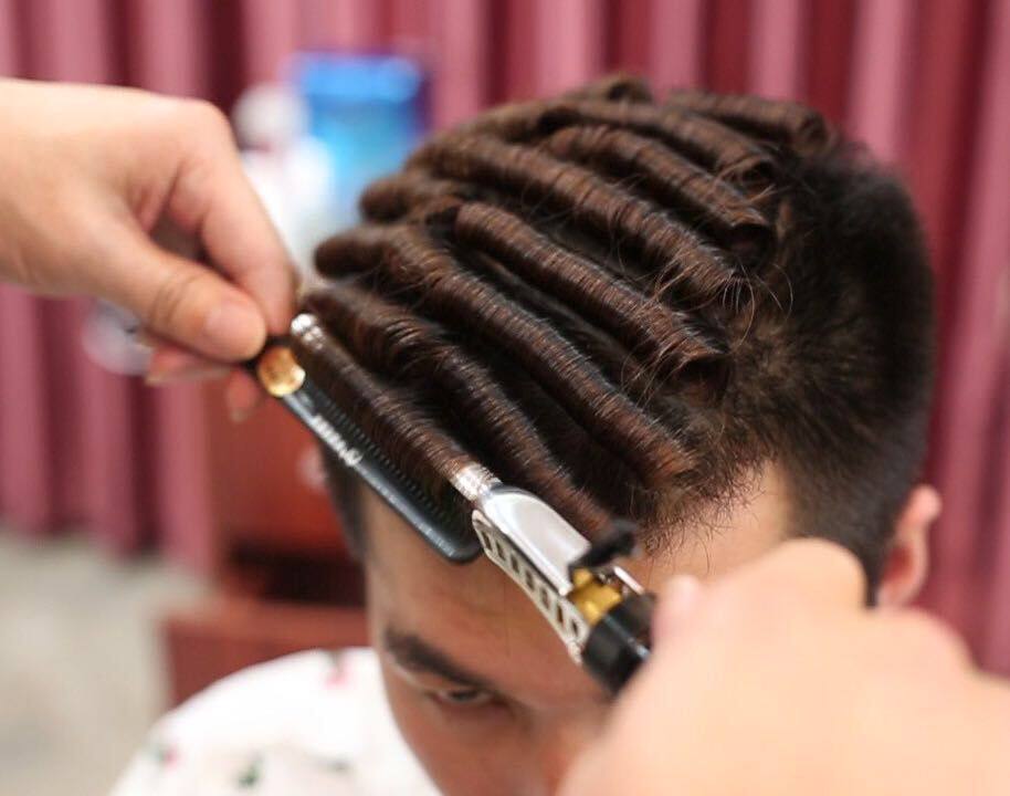 世韩4d男士懒人性卷棒烫发棒卷发棒神器 短发快速纹理烫卷发器