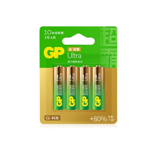 GP超霸电池5号电池7号AAA电池碱性1.5v一次性空调电视遥控器钟表鼠标键盘血压计儿童玩具电池AA不漏液2粒包邮