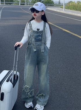 女童背带裤秋季2026新款网红