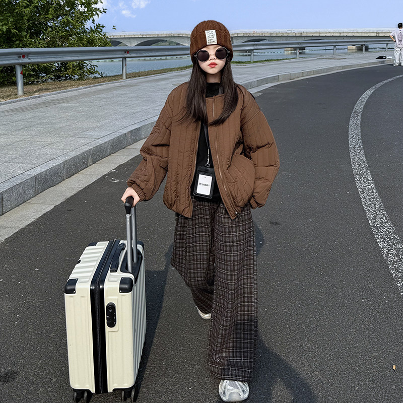 女童加绒裤子秋冬款直筒裤大童加厚一体绒休闲长裤儿童冬季阔腿裤,童装/婴儿装/亲子装,裤子,淘宝优惠券,粉丝福利购,淘宝优惠卷