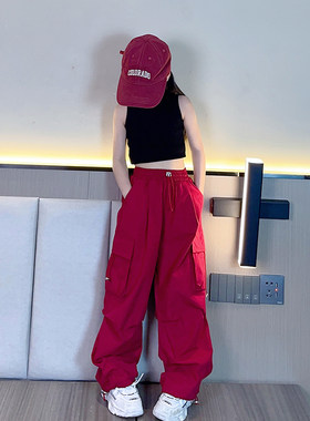 女童夏装工装裤薄款2026新款